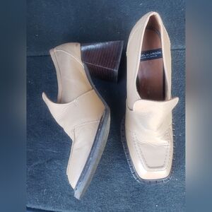 Tan Leather Women's Loafers